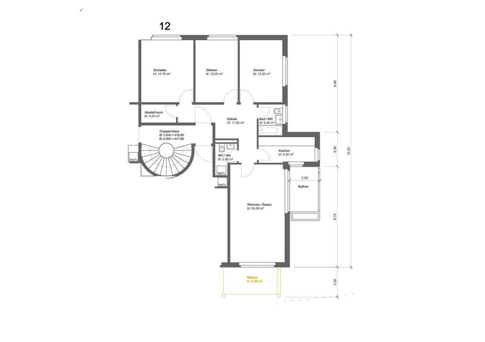 Appartement de 3 ½ pièces, photo 9 sur 10