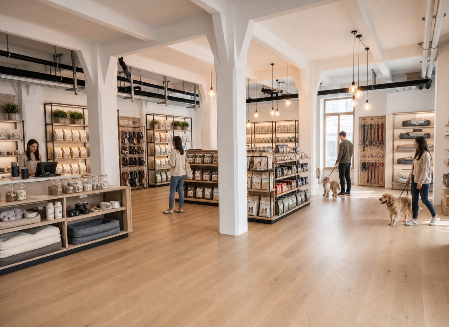 150m² shop
