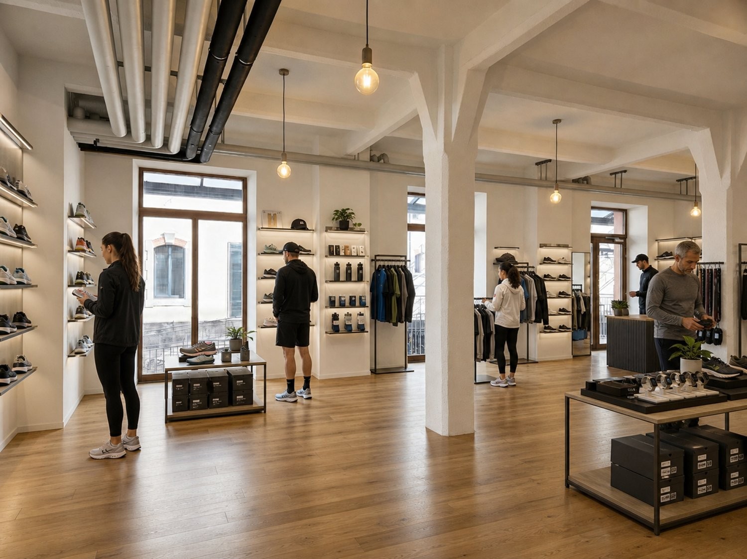 150m² shop