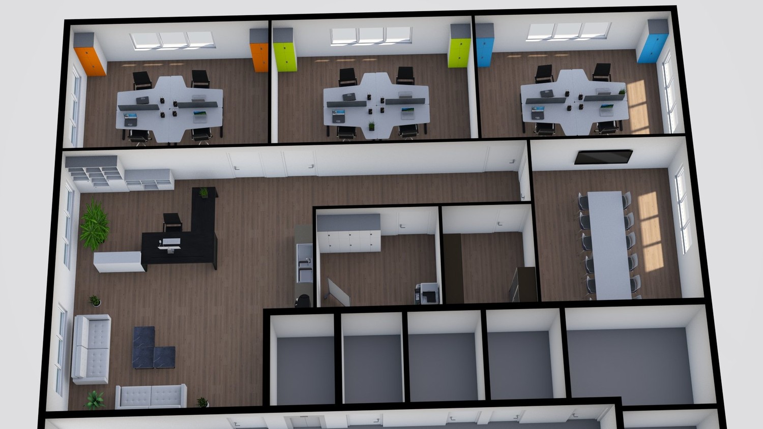 167m² office