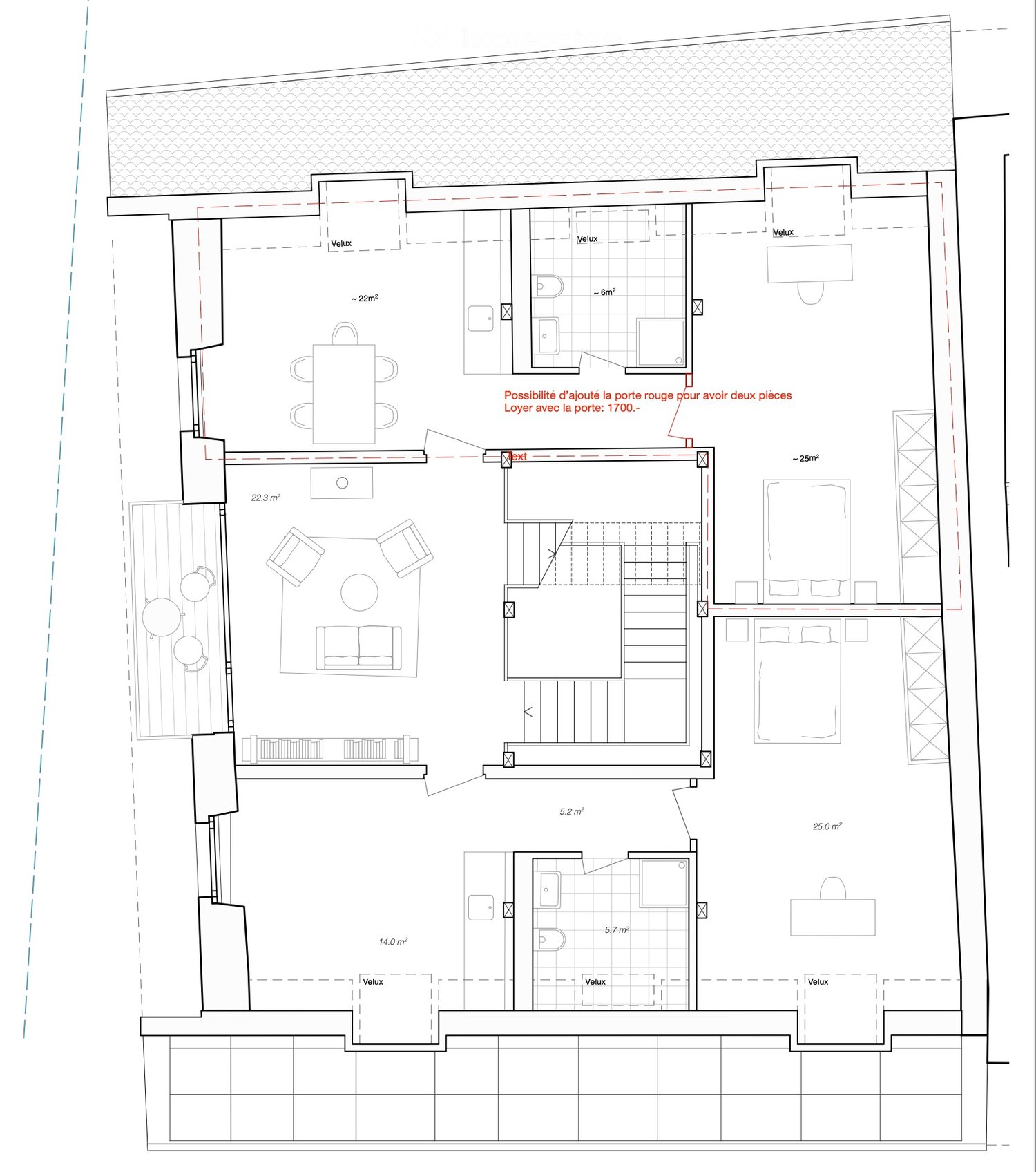 1 room single room, photo 1 sur 5