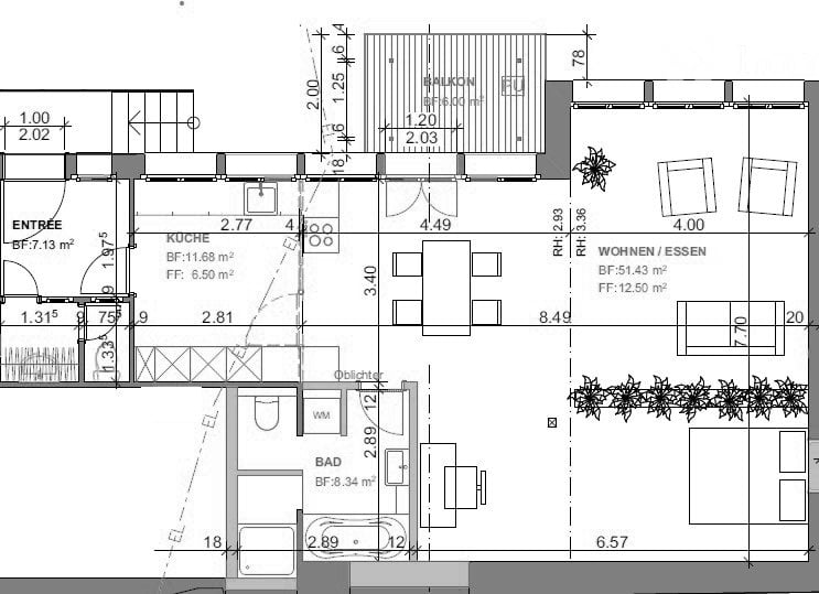 Appartement de 1 ½ pièces