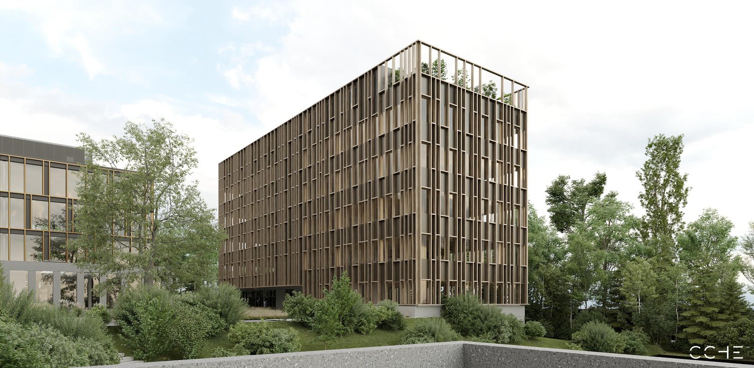 750m² office