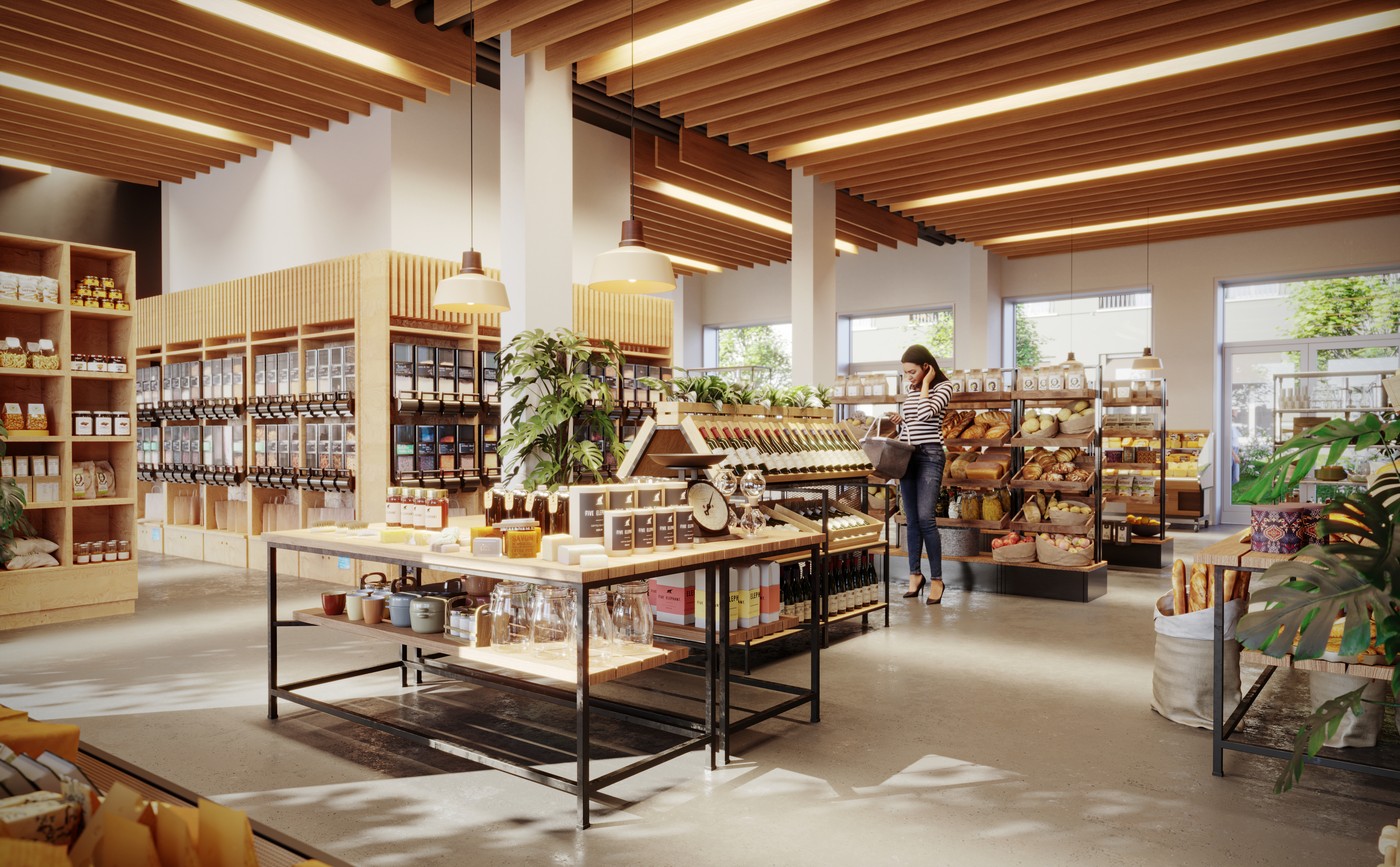 85m² shop