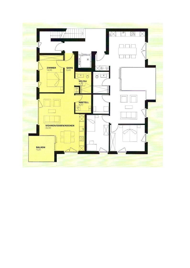 2 ½ rooms apartment