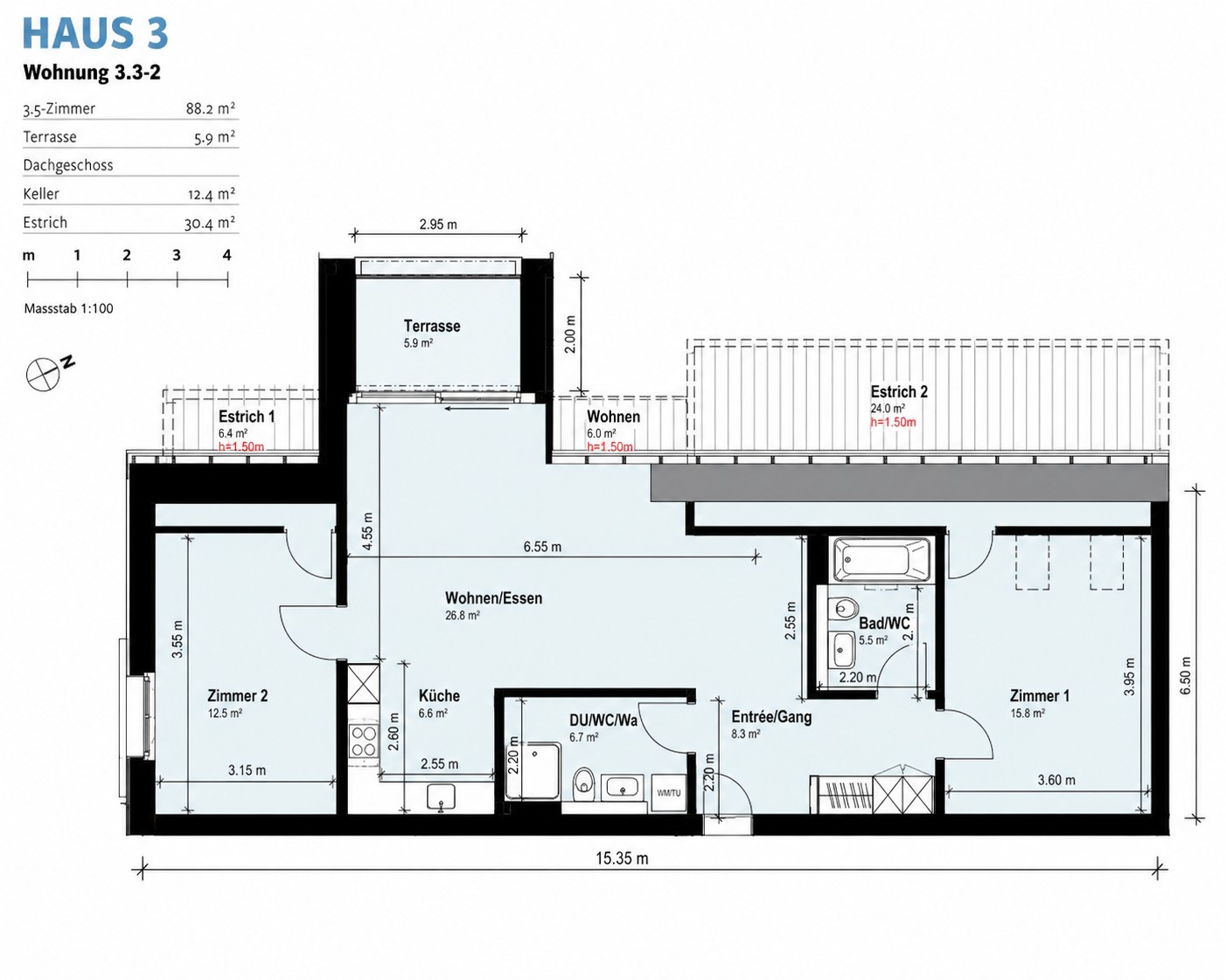 Appartement de 2 ½ pièces, photo 7 sur 8