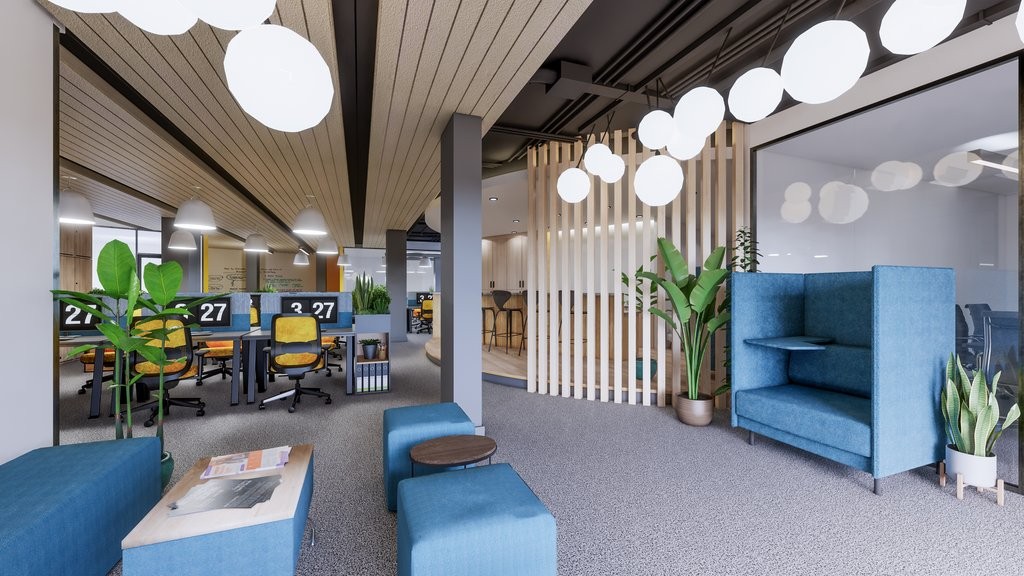 620m² office
