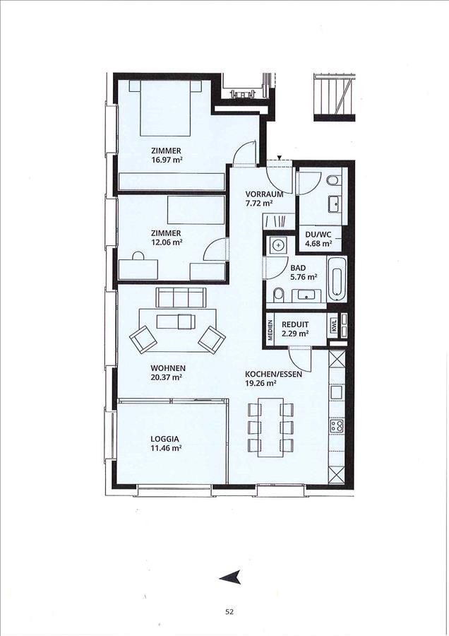 Appartement de 3 ½ pièces