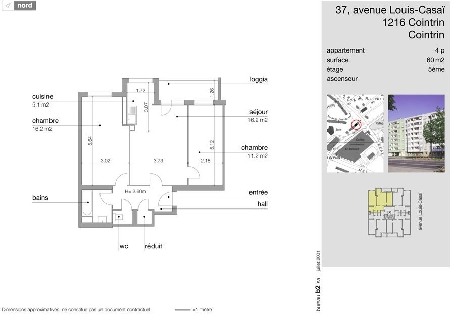 4 rooms apartment