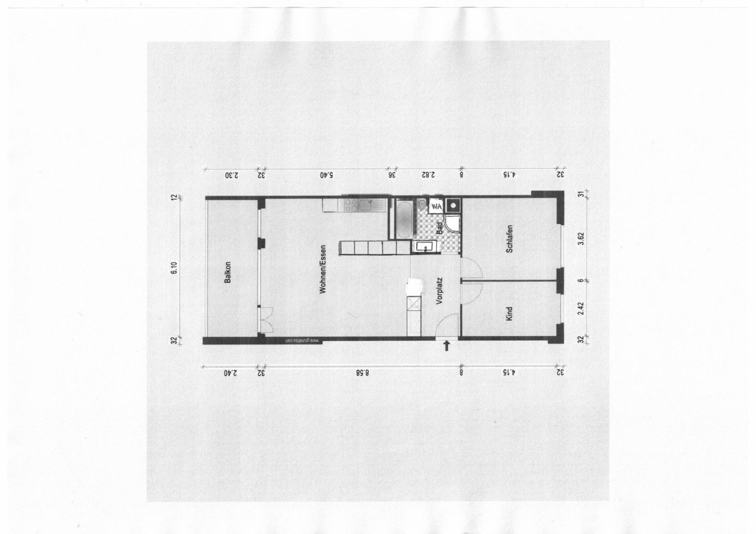 Appartement de 3 ½ pièces, photo 8 sur 9