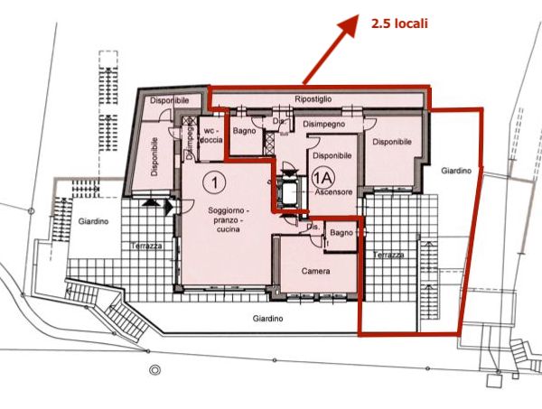 Appartamento di 2 ½ locali
