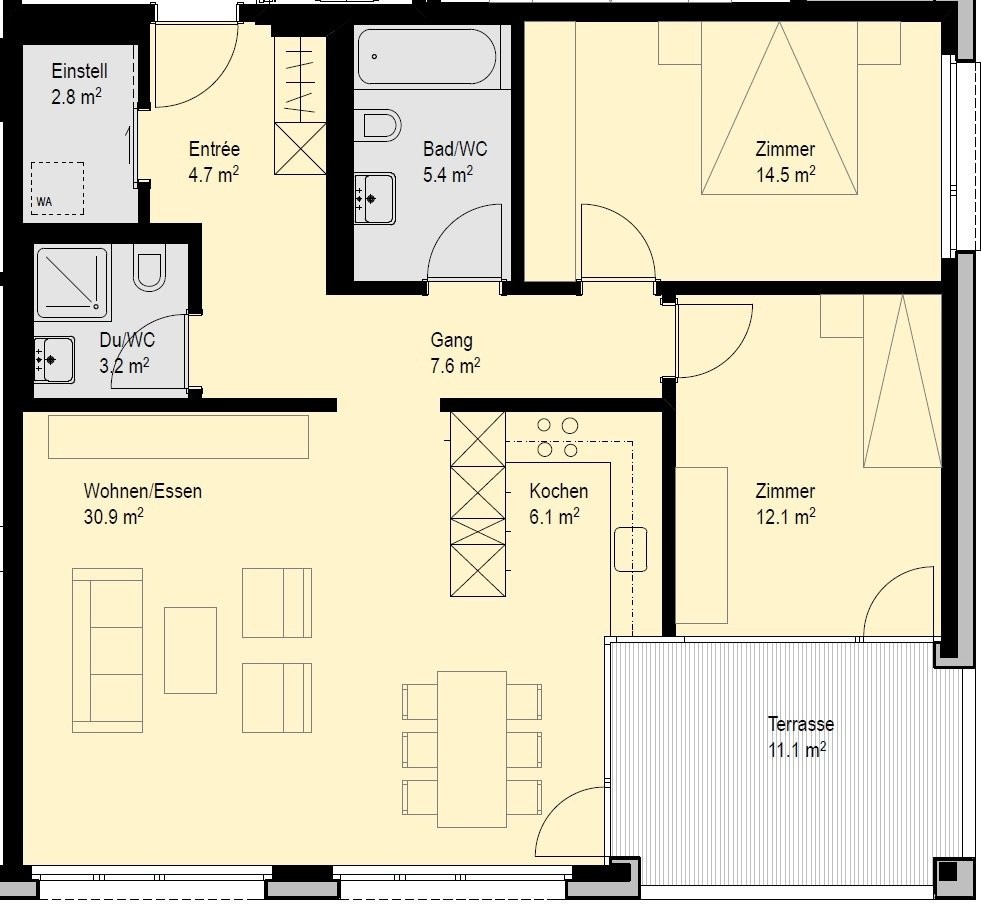 Appartement de 2 ½ pièces, photo 9 sur 9