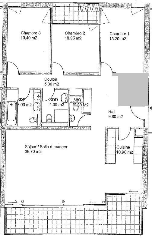 3 rooms apartment, photo 9 sur 9