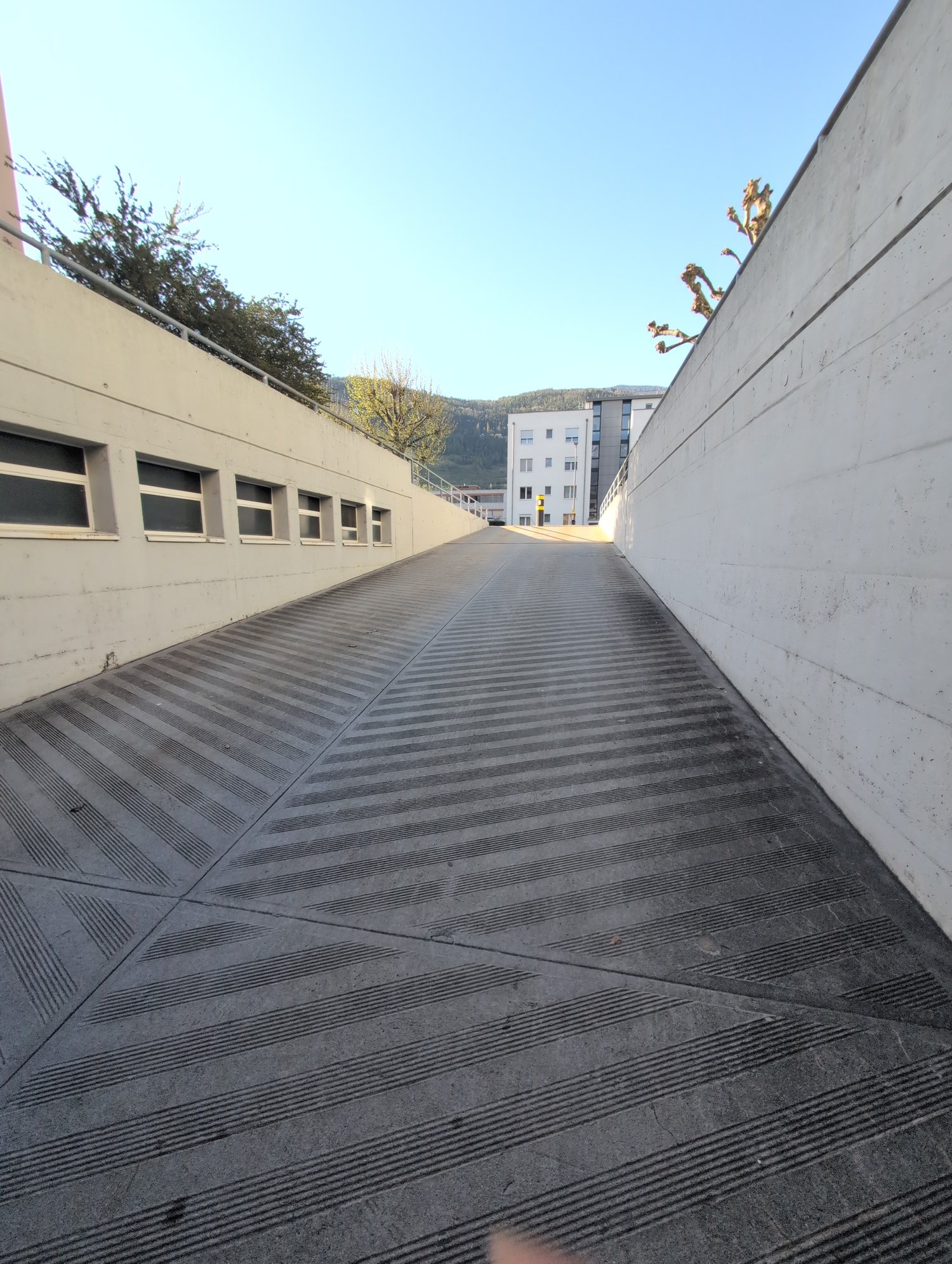 Covered bike parking
