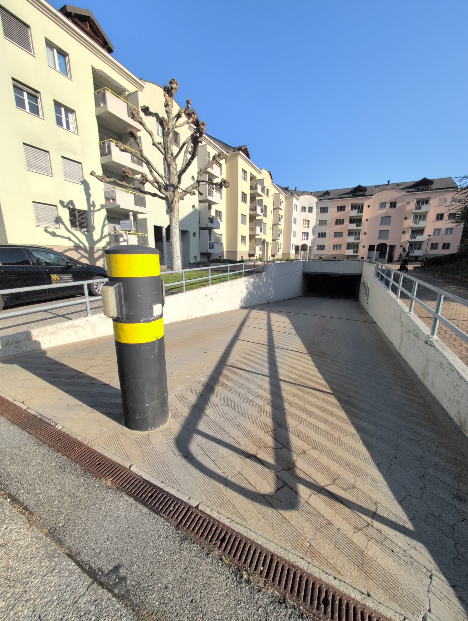 Covered bike parking