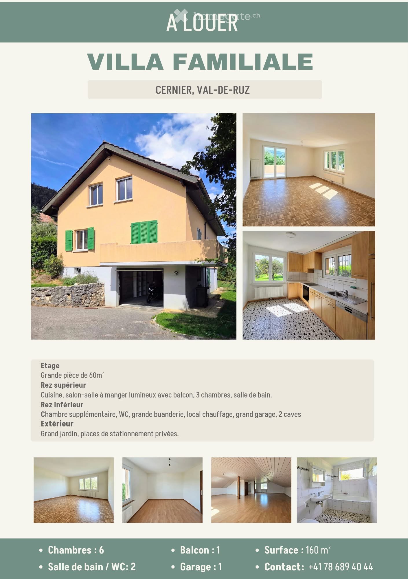 6 rooms single house, photo 1 sur 5