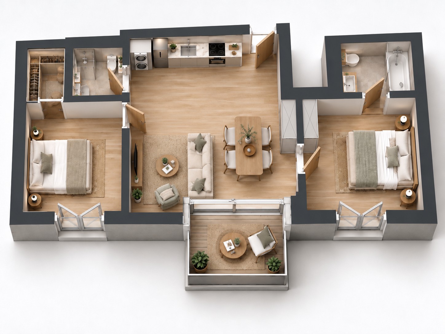 3 ½ rooms apartment