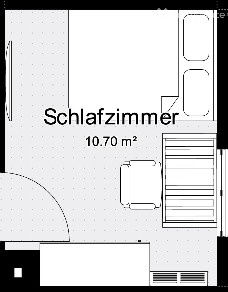 1 pièce chambre individuelle