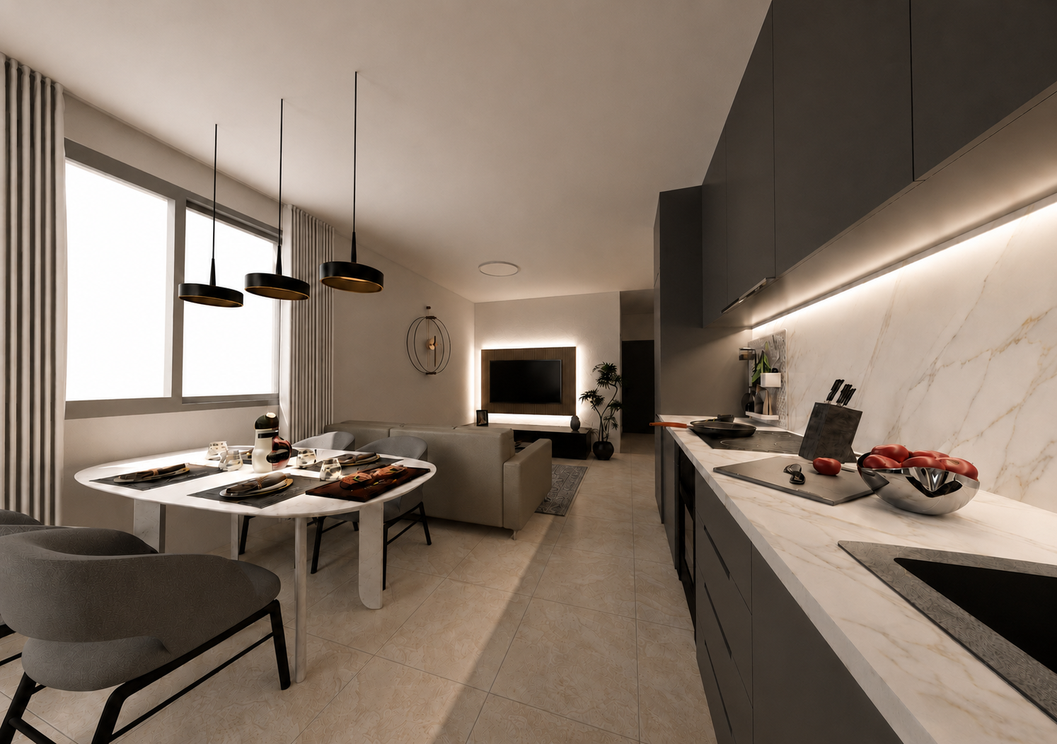 Appartement de 3 ½ pièces, photo 1 sur 7