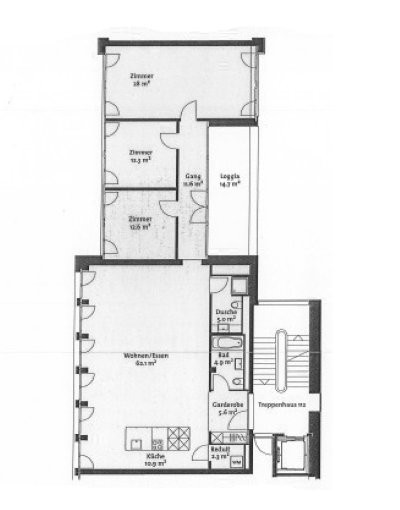 4 ½ pièces loft