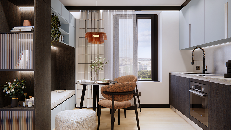 1 ½ pièces appartement meublé, photo 5 sur 7