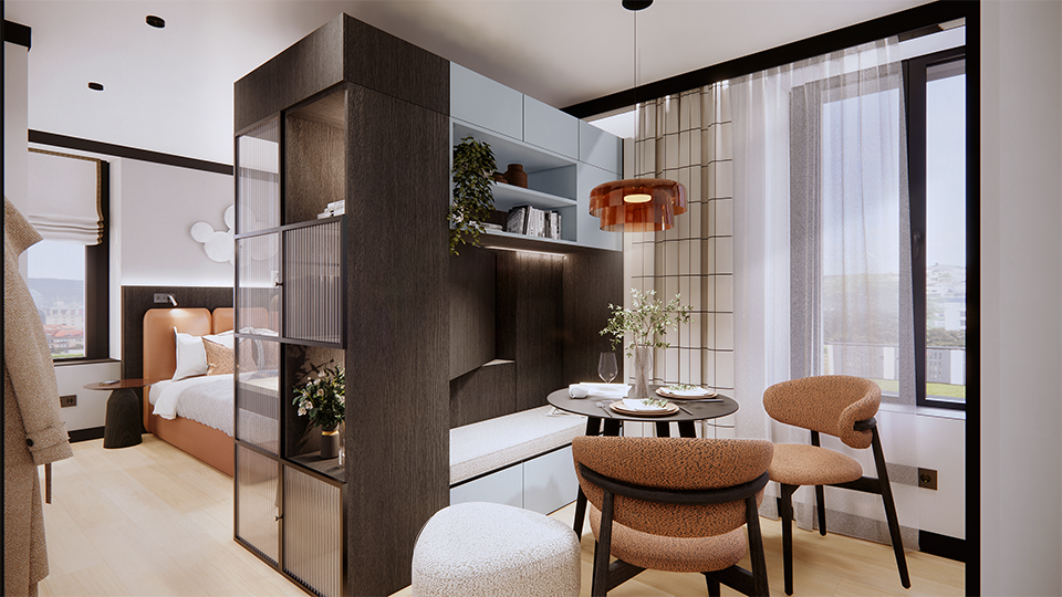 1 ½ pièces appartement meublé, photo 2 sur 7
