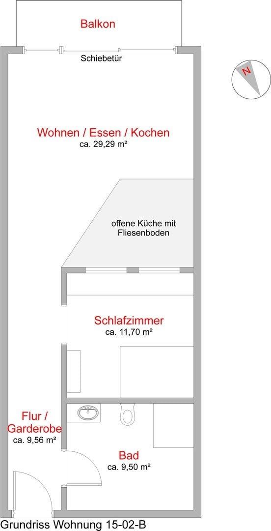 Appartement de 1 ½ pièces