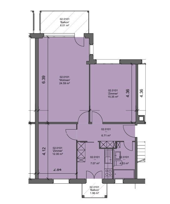 Appartement de 2 pièces, photo 9 sur 9