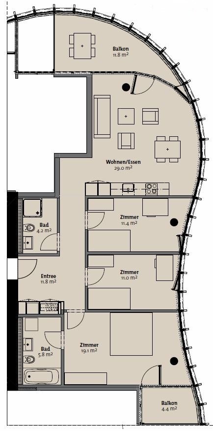Appartement de 4 ½ pièces, photo 6 sur 6