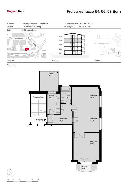Appartement de 3 ½ pièces