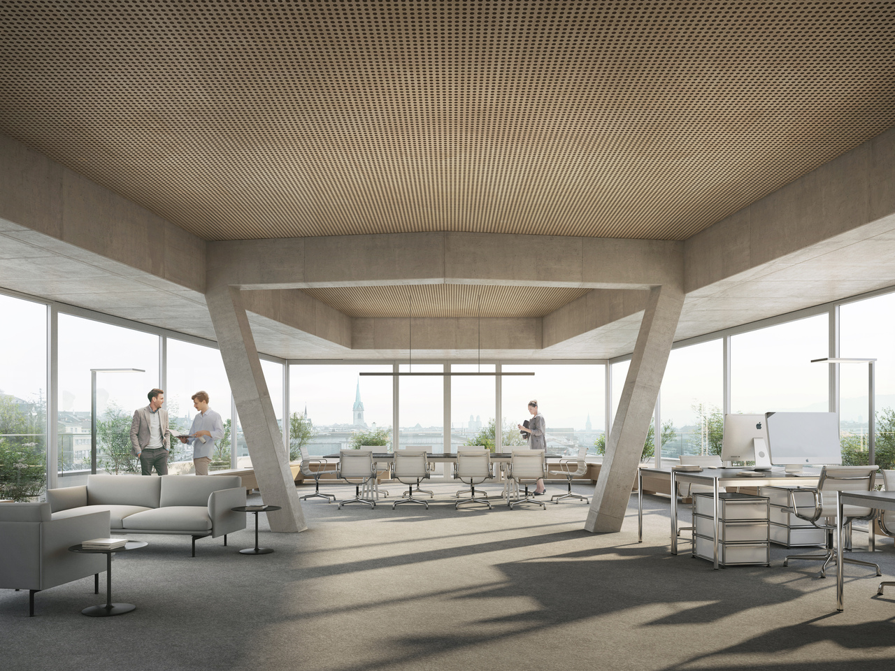 570m² de bureaux