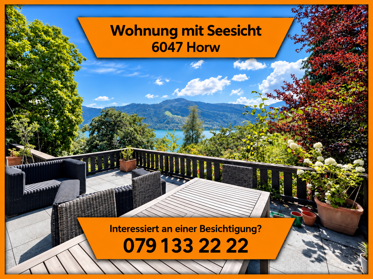 Appartement de 4 ½ pièces avec terrasse