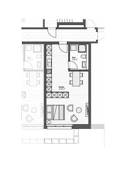 Appartement de 1 ½ pièces, photo 4 sur 4