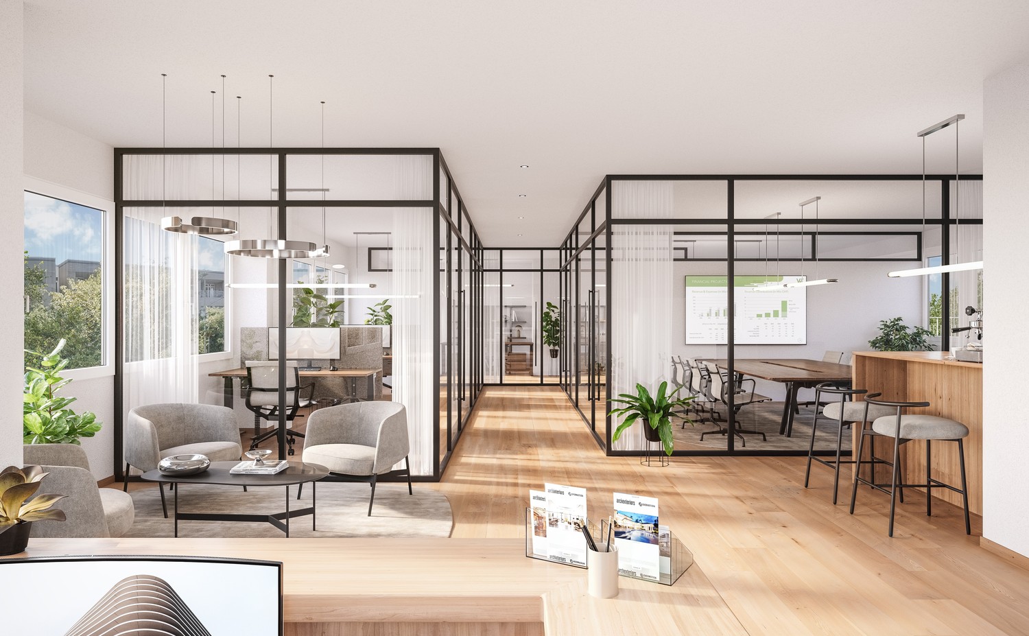 147m² bureau