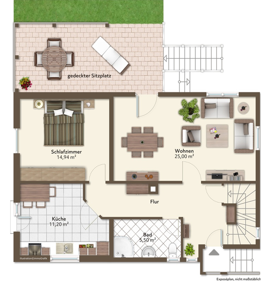 Maison individuelle de 5 ½ pièces