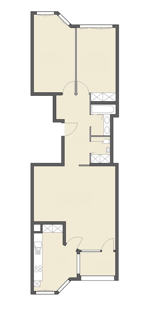 4 rooms apartment