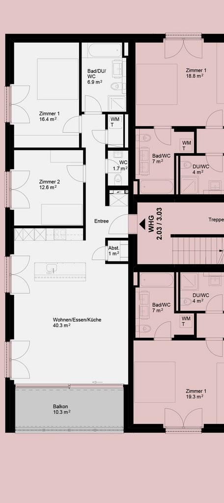 Appartement de 3 ½ pièces, photo 1 sur 10