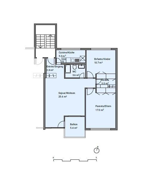 2 ½ rooms apartment, photo 9 sur 9