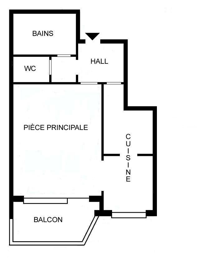 1 rooms apartment, photo 1 sur 8