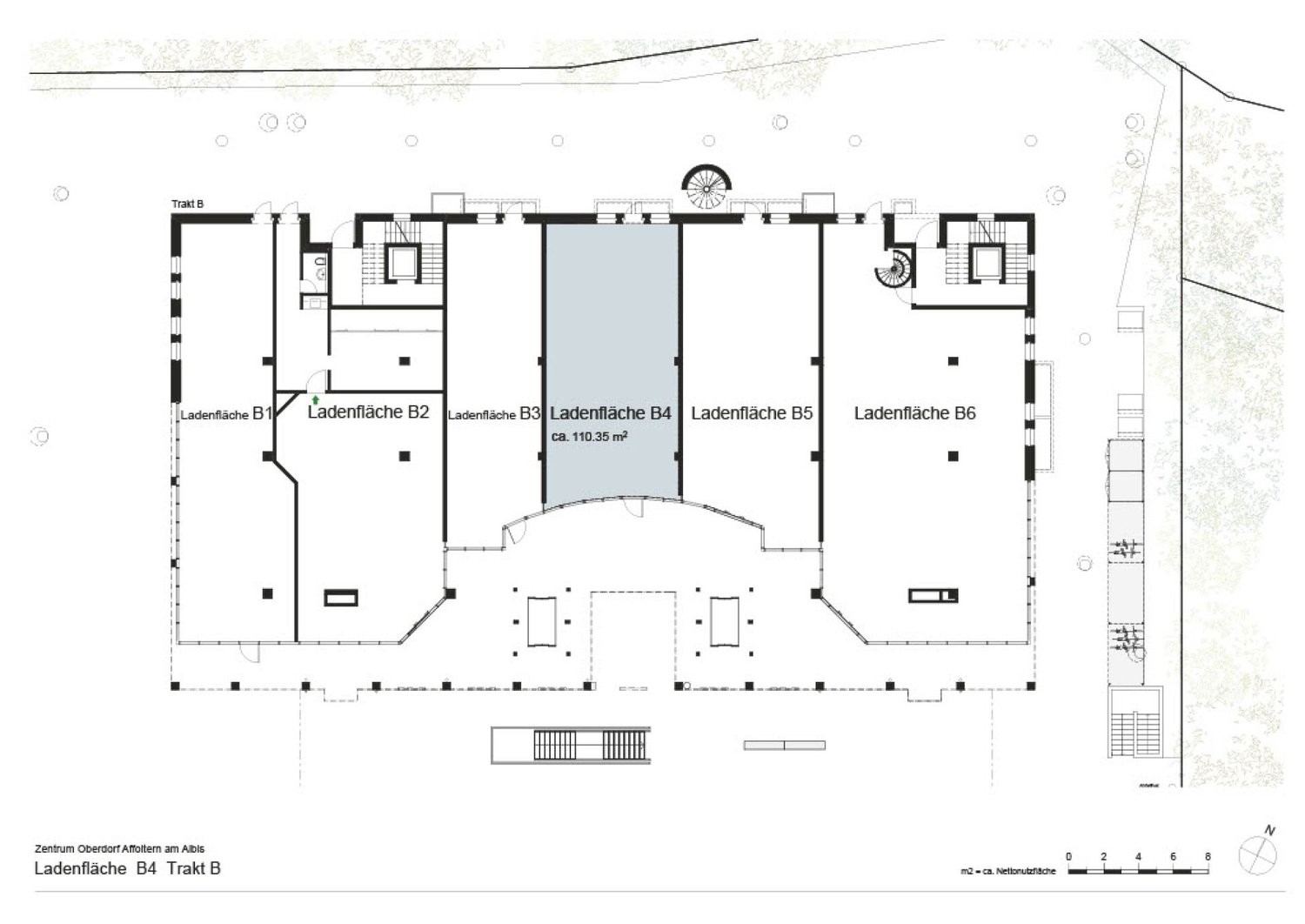 110m² magasin