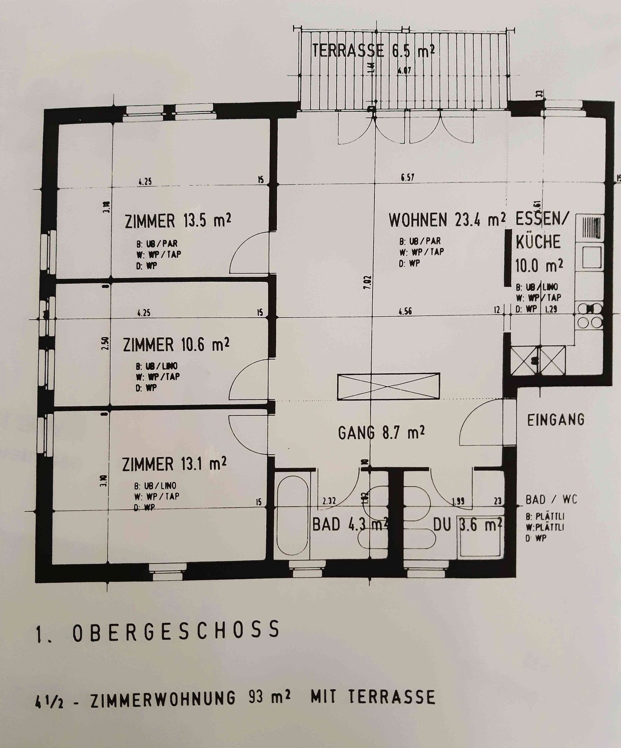 Appartement de 4 ½ pièces