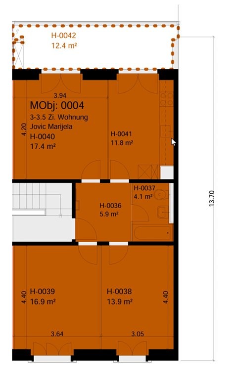 Appartement de 3 pièces, photo 9 sur 9