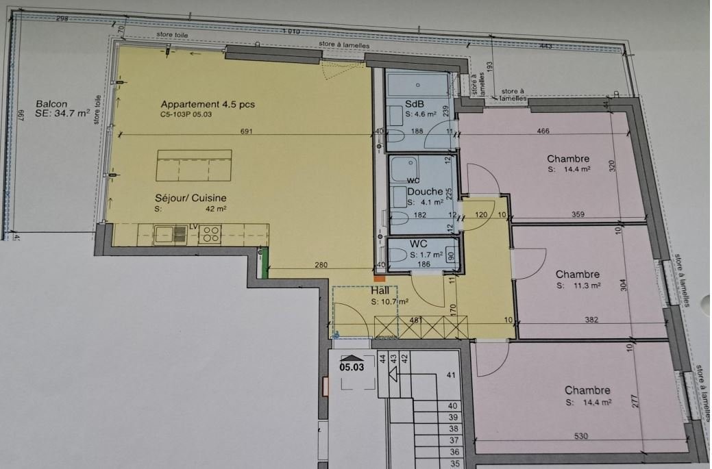 4 ½ rooms apartment, photo 2 sur 2