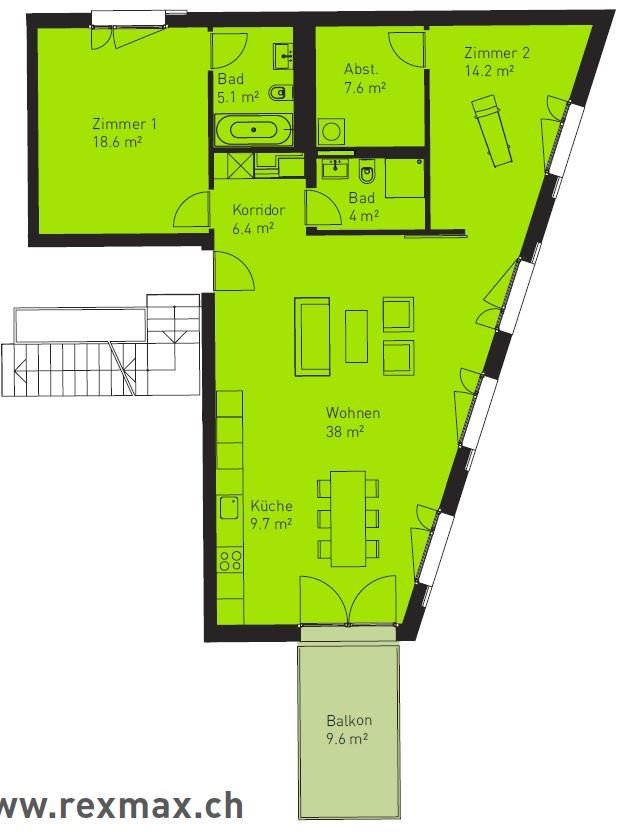 Appartement de 4 ½ pièces, photo 8 sur 8