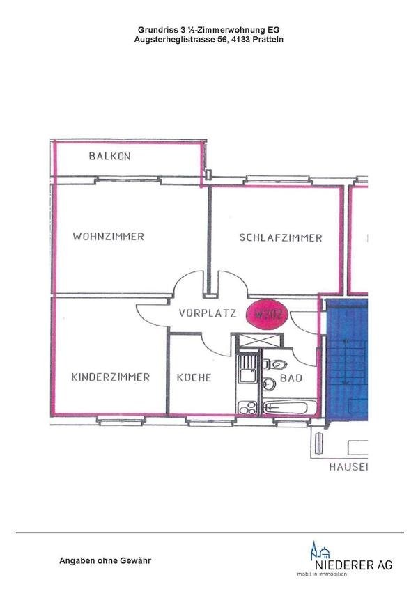 Appartement de 3 pièces, photo 9 sur 10