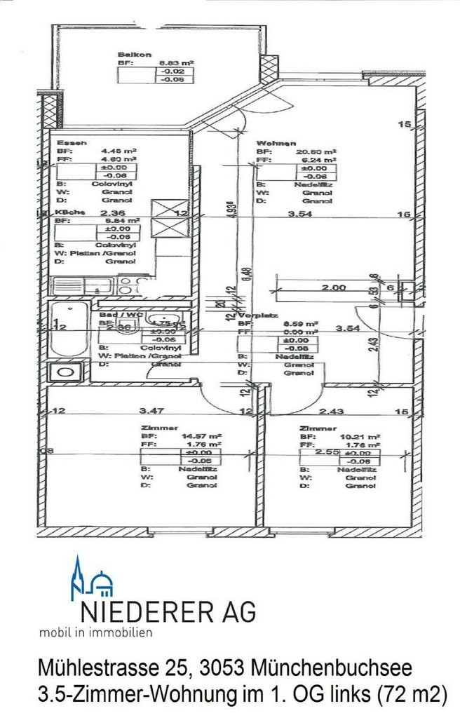 Appartement de 3 ½ pièces, photo 7 sur 8