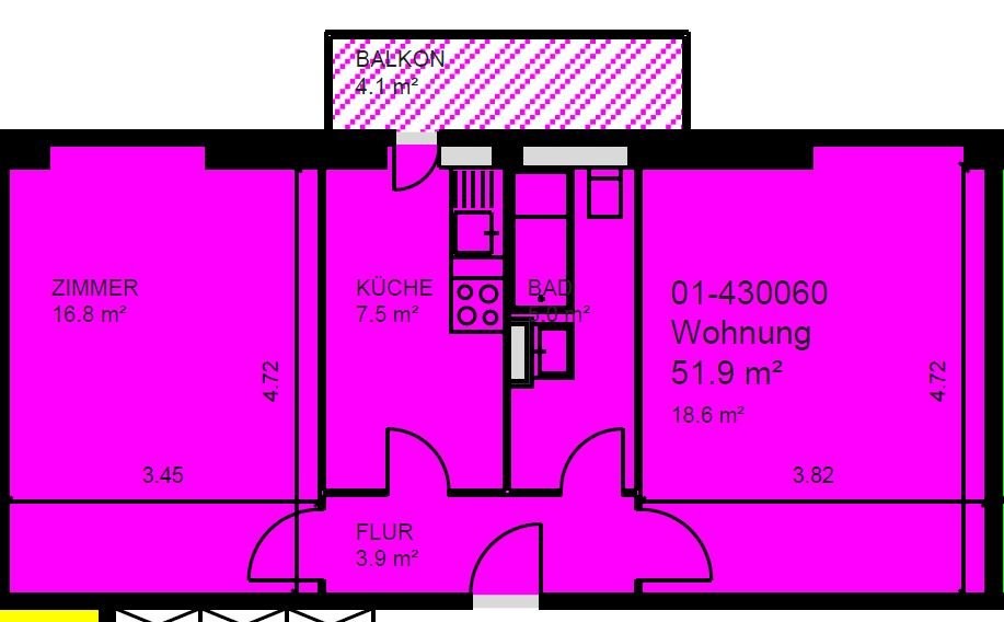 2 rooms apartment, photo 5 sur 5
