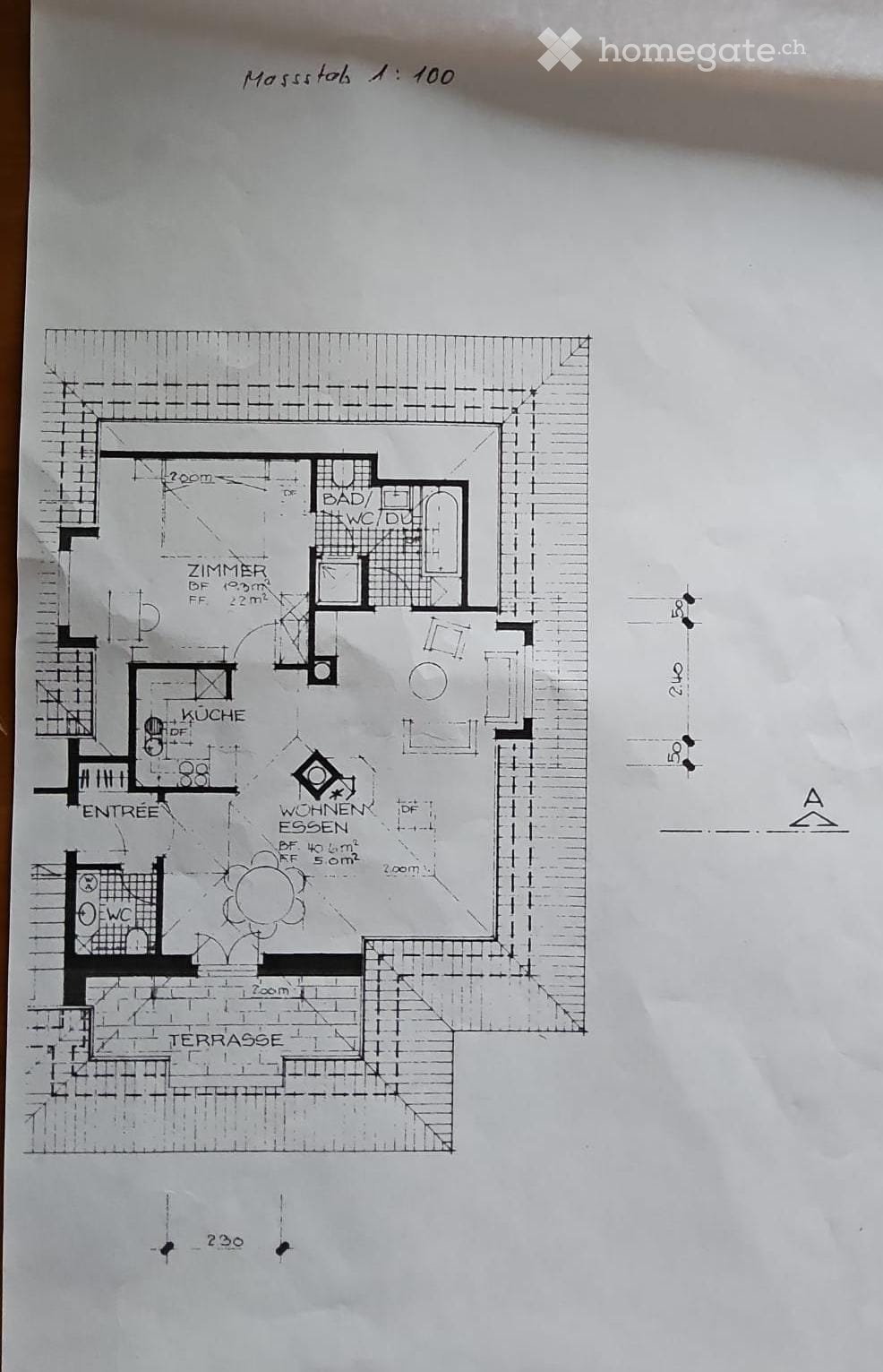 appartement de 2 pièces, photo 1 sur 5