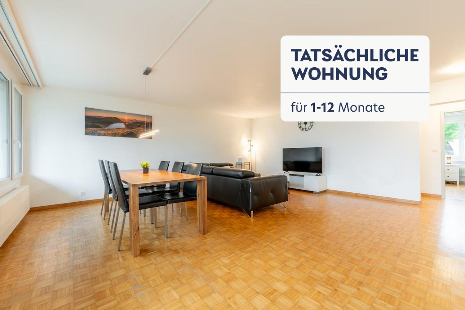 4 pièces appartement meublé