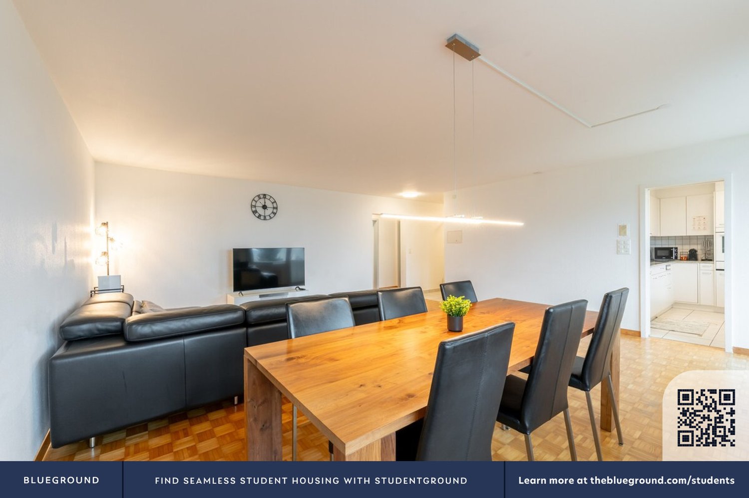 4 pièces appartement meublé